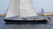 40m luxury yacht Tenaz - side view 40m luxury yacht Tenaz - side view
