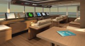 90m motor yacht PROJECT LIGHT Wheelhouse