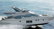 A motor yacht Azimut 64