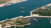 A new superyacht marina under construction in Jordan