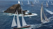 Hoek Design Superyachts racing at the St Barths Bucket 2012