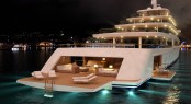 Nauta luxury yacht PROJECT LIGHT by night