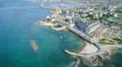 The Port of Roscoff in the Bay of Morlaix in France