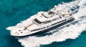 The luxury charter yacht CHARISMA 130 by Hatteras Yachts