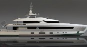 42m luxury motor yacht YN 17041 Rendering Credit: Heesen Yachts/Omega Architects