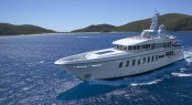 45m luxury charter yacht HARLE by Feadship to visit London
