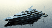 73m superyacht Project 423 under construction at ADM KIEL - a sistership to superyacht PLAN B - Exterior design by Focus Yacht Design
