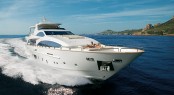 Azimut Grande 105 superyacht running