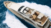 Azimut Grande 105 superyacht - view from above