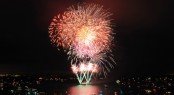 Fireworks to light the skies at Aberdeen Asset Management Cowes Week 2012 (c) RickTomlinson