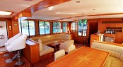 Luxury sailing yacht SEA COMET - Salon Dining Luxury sailing yacht SEA COMET - Salon Dining