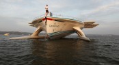 Luxury yacht MS Turanor PlanetSolar in Goa, India