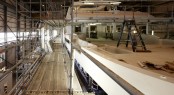 Luxury yacht Sofia under construction at Moonen