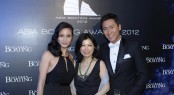 Mr and Mrs Joe Ma and Clarea Au, Vice Chairperson of the 33rd Term Board of Directors of Yan Oi Tong
