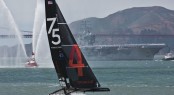 America's Cup celebrates the Golden Gate Bridge 75th Anniversary Credit: ACEA/Gilles Martin-Raget