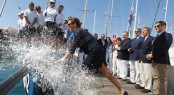 Official christening of the new sailing yacht Azzurra TP52 by Audi Photo by Martinez/Conde de God&Atilde;&sup2;
