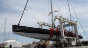 Sailing yacht AGLAIA hoisted by STP in Mallorca