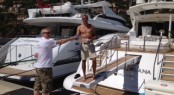 Steve Crowe MD of Yachting Pages hand distributing the latest directory