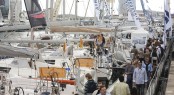 The International Boat Show of Barcelona in Port Vell