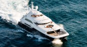 40m catamaran yacht Zenith running