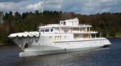 74m megayacht Flying Fox (ex Graffiti) by Nobiskrug before getting a new repaint