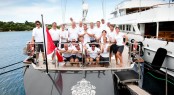Charter yacht Ganesha Crew Credit: Carlo Borlenghi