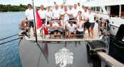 Dubois designed 39m Fitzroy charter yacht Ganesha and her crew