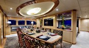 Incat Crowther designed superyacht Zenith Dining Incat Crowther designed superyacht Zenith Dining
