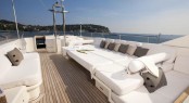 LA MASCARADE superyacht - Top Deck lounging LA MASCARADE superyacht - Top Deck lounging