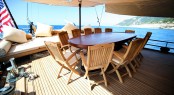Luxury Turkish Gulet Grande Mare (ex Carmina) - Al fresco dining Luxury Turkish Gulet Grande Mare (ex Carmina) - Al fresco dining