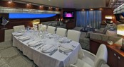 Marnaya yacht - Dining and Saloon