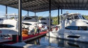 Riviera's $20 million new boat display featured the company's latest models