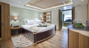 Sailing catamaran Hemisphere - Forward Guest Cabin - Image courtesy of Pendennis