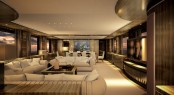 Superyacht OKKO interior rendering
