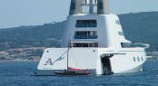 119m luxury mega yacht A by Blohm and Voss - Photo David Z Hart
