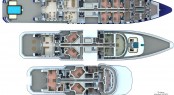90m Senol Mega Yacht Concept - Deck Plan 90m Senol Mega Yacht Concept - Deck Plan