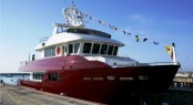 A sistership to Darwin 86 yacht PERCHERON - Explorer Yacht VITADIMARE 3 at her launch