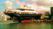 Bilgin 160 Classic yacht at the slip