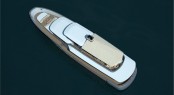 Castle superyacht - view from above