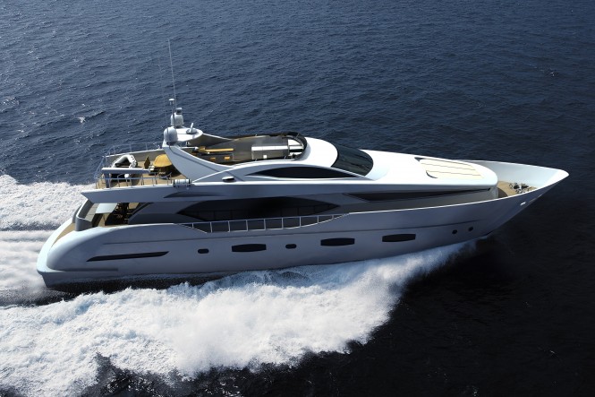 IAG 100 Electra superyacht running