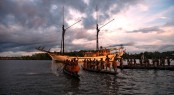 Experience the Spice Islands chartering luxury Phinisi Silolona Experience the Spice Islands chartering luxury Phinisi Silolona