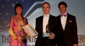 Jill Bobrow, Mark Robinson and Fabien Cousteau during the International Awards for Design Leadership 2011