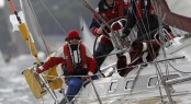 Dehler 39 yacht Kelana racing in ISCRS 6C today. Photo: Paul Wyeth