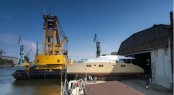 Launch of the Sunreef 82 Double Deck superyacht Houbara