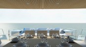 Luxurious exterior aboard superyacht Kanga Luxurious exterior aboard superyacht Kanga