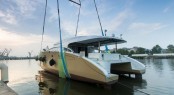 Luxury yacht Houbara - rear view Luxury yacht Houbara - rear view