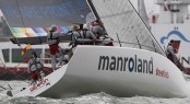 Manroland Sheetfed wins this year&acirc;��s J.P. Morgan Asset Management Round the Island Race Gold Roman Bowl. Photo: Paul Wyeth