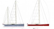 New 32m sailing yacht concepts by P.B.Behage - Rig plan