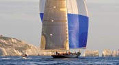Superyacht Velsheda in the Solent