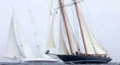 The damp weather marked Racing Day 1 in the 3rd Pendennis Cup